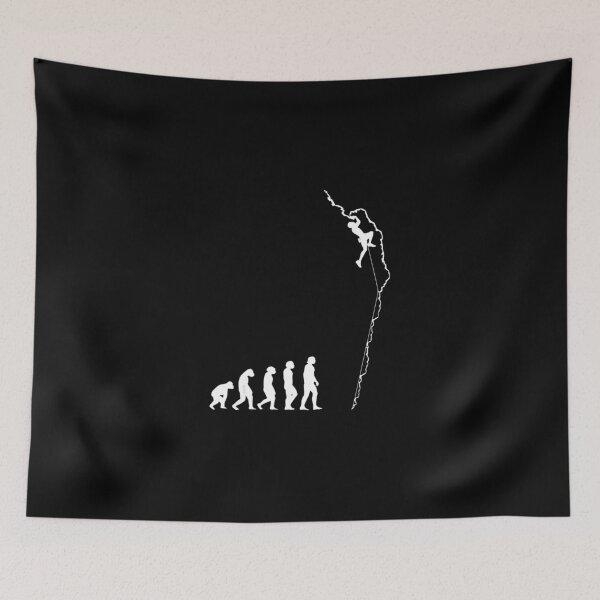 Item preview, Climbing Evolution Funny Bouldering Rock Climber designed and sold by GabiStock.