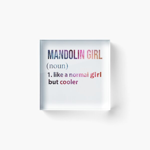Item preview, Mandolin Girl like a normal Girl but cooler galaxy designed and sold by jentochicken.