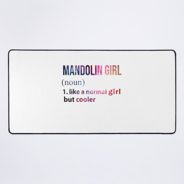 Item preview, Mandolin Girl like a normal Girl but cooler galaxy designed and sold by jentochicken.