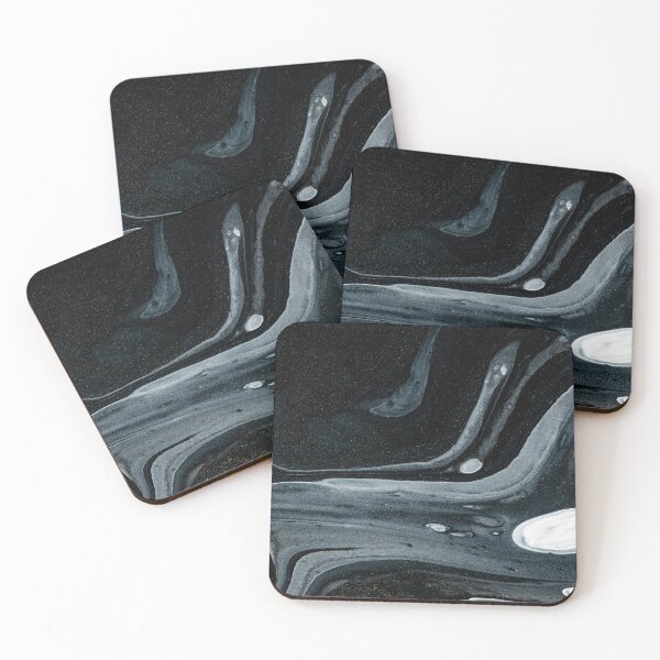 Item preview, Black and white abstract paint texture  designed and sold by B-outfiters.