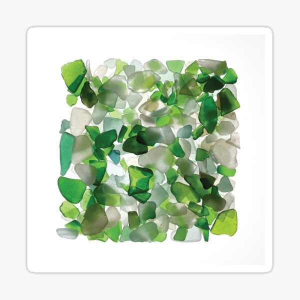 Seeglas im Licht Sticker