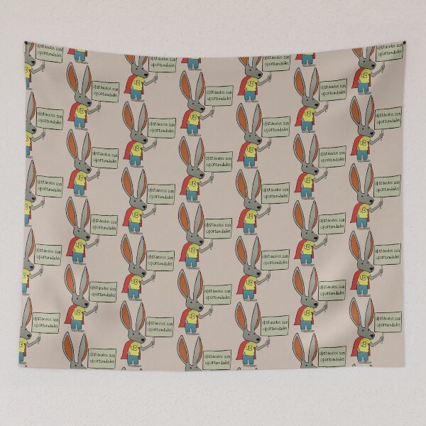 Item preview, Ultra Bunny Rick Flag   designed and sold by HANAH-Boutique.