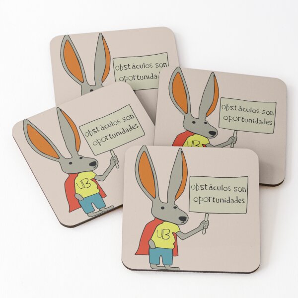 Item preview, Ultra Bunny with the sign _quot_Obstáculos Son Oportunidades_quot_   designed and sold by HANAH-Boutique.