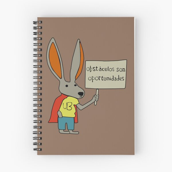 Item preview, Ultra Bunny with the sign _quot_Obstáculos Son Oportunidades_quot_   designed and sold by HANAH-Boutique.