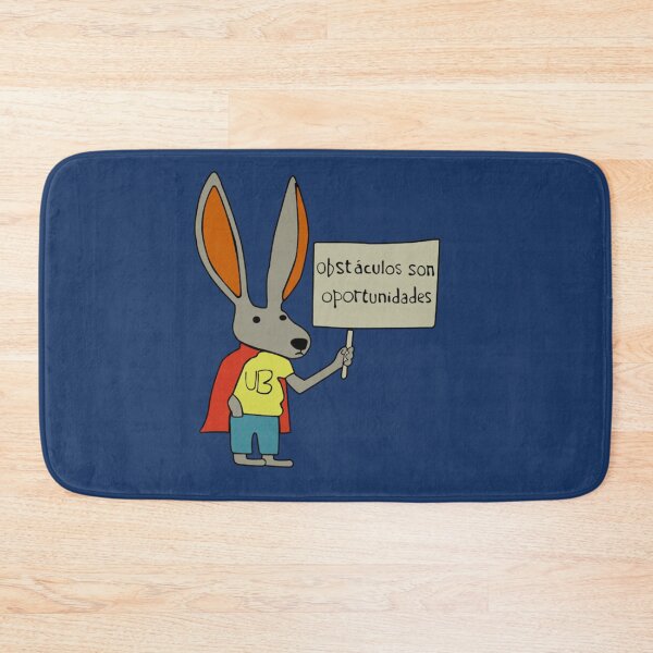 Item preview, Ultra Bunny with the sign _quot_Obstáculos Son Oportunidades_quot_   designed and sold by HANAH-Boutique.