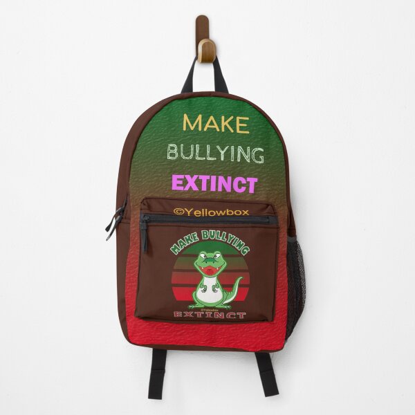 Item preview, Make Bullying Extinct For Unity Day, Green Dinosaur Illustration - Yellowbox ink painting designed and sold by twyellowbox.