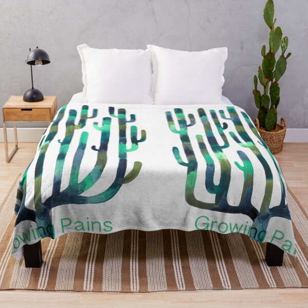 Item preview, Watercolor Cactus Design in Green and Blue Tones - Growing Pains designed and sold by nabeArtist.