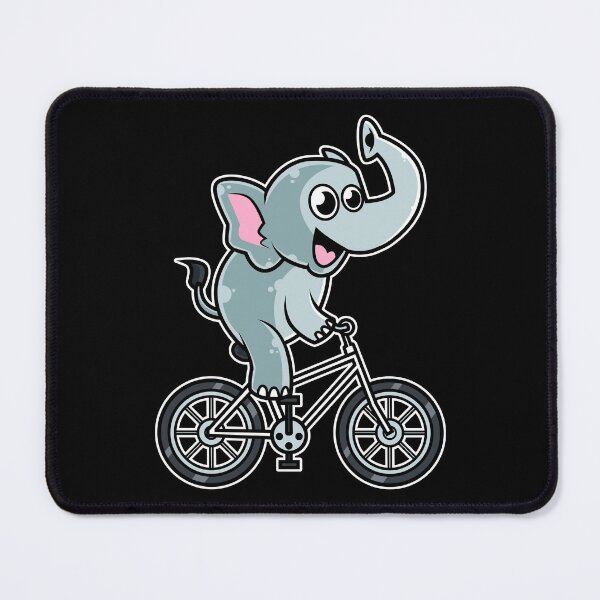 Item preview, Elephant Bicycle Cyclist Cycling print designed and sold by theodoros20.
