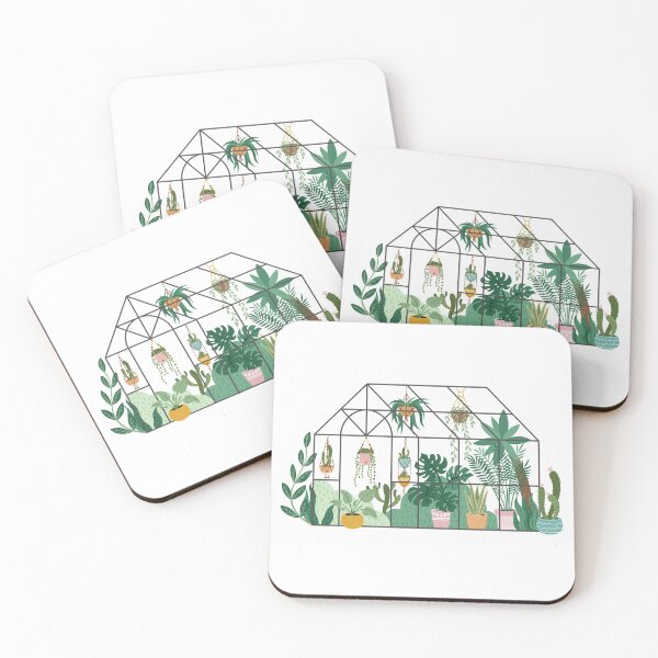 Item preview, Greenhouse Building Nature - Hanging Planters designed and sold by SugarrMonkey.