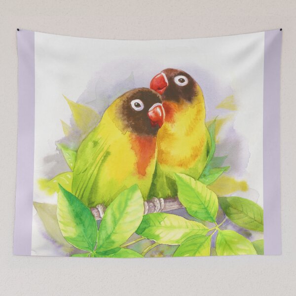 Item preview, Masked Lovebirds designed and sold by Jackie  Harland.