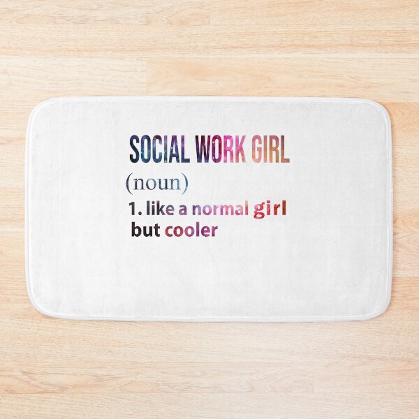 Item preview, Social work Girl like a normal Girl but cooler galaxy designed and sold by jentochicken.