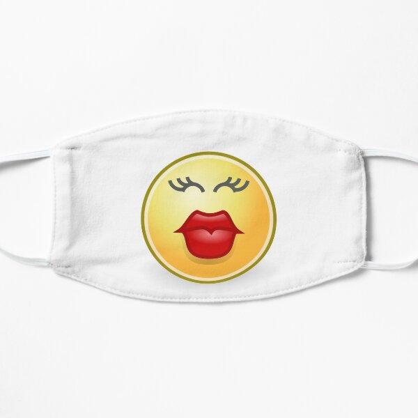 Kiss Emoji Face Masks Redbubble