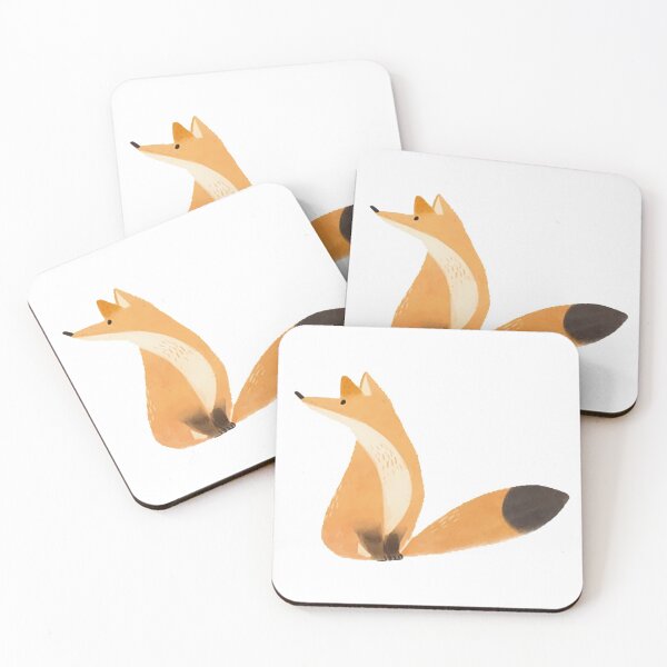 Item preview, Cute fox in watercolor designed and sold by OtterFactory.