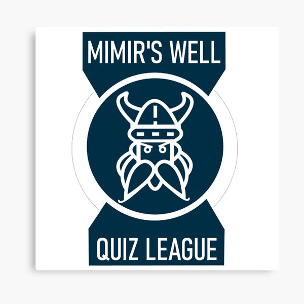 "Mimir's Well Quiz League Logo" Canvas Print for Sale by MimirsWellQuiz