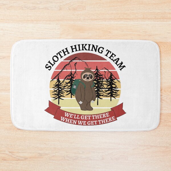 Item preview, Sloth Hiking Team We Will Get There When we Get There T-shirt mugs Christmas gift designed and sold by Orchyd.