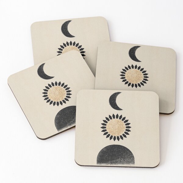 Item preview, Moon Sun Sand Abstract designed and sold by Sheila Wenzel Ganny.