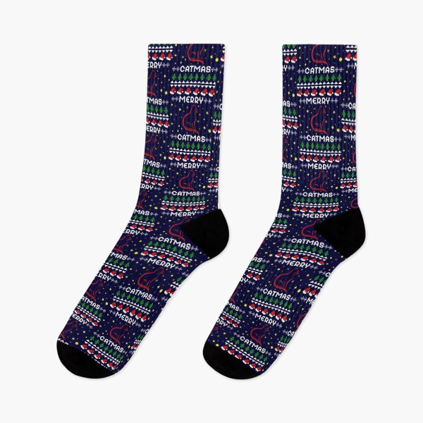 Artikelvorschau, Frohe Catmas, Weihnachtskatzenmuster entworfen und verkauft von ACC .