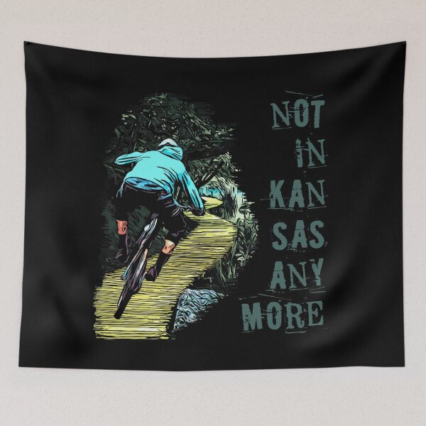 Item preview, Not in Kansas Anymore - Mountain Bike Cyclist VRS2 designed and sold by vivendulies.