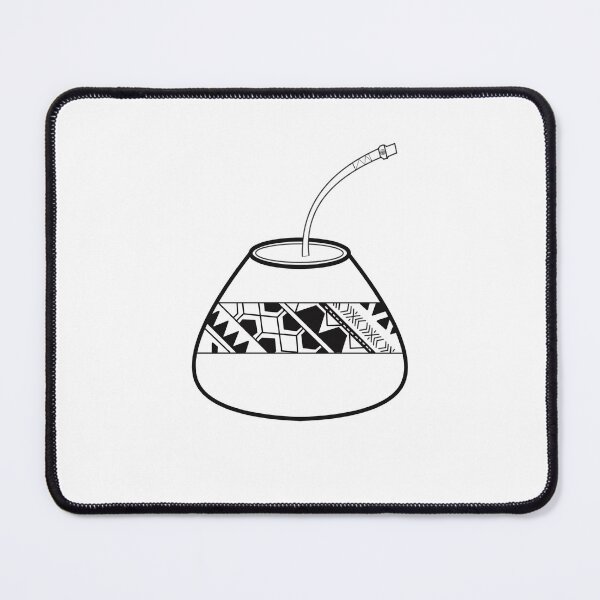 Item preview, yerba mate tea cup pattern designed and sold by NoelNimmad.