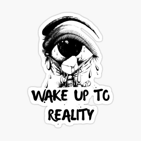 Item preview, Wake Up To Reality designed and sold by HEBOOM ⭐.