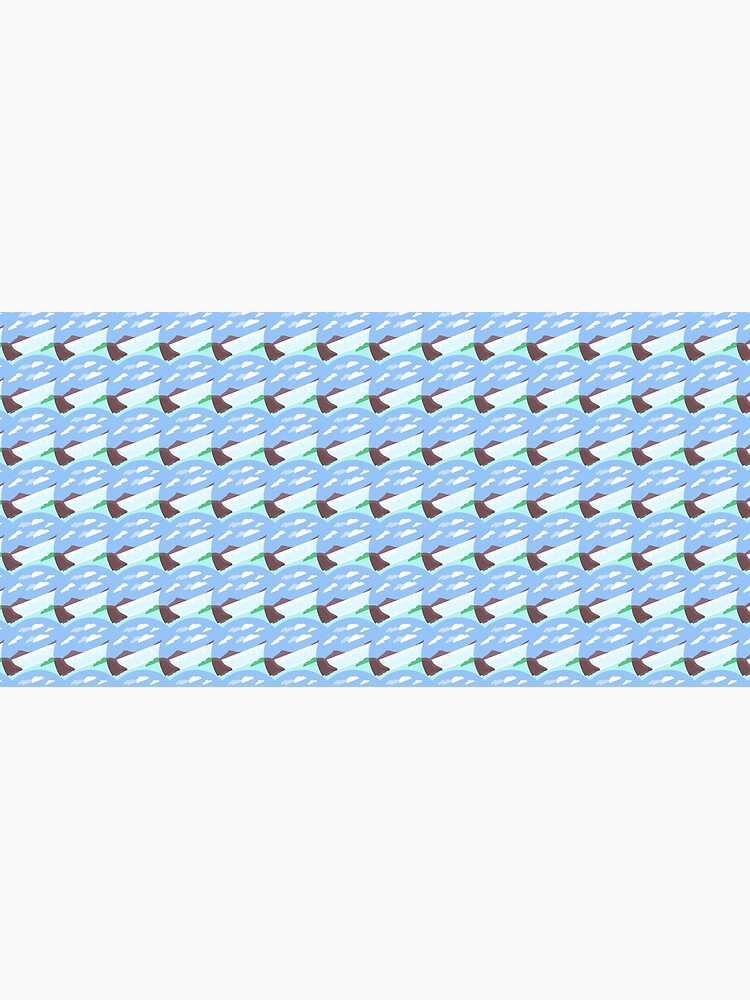 "landscape waterfall blue sky emoji Emoji art" Poster by CloudWalk Redbubble