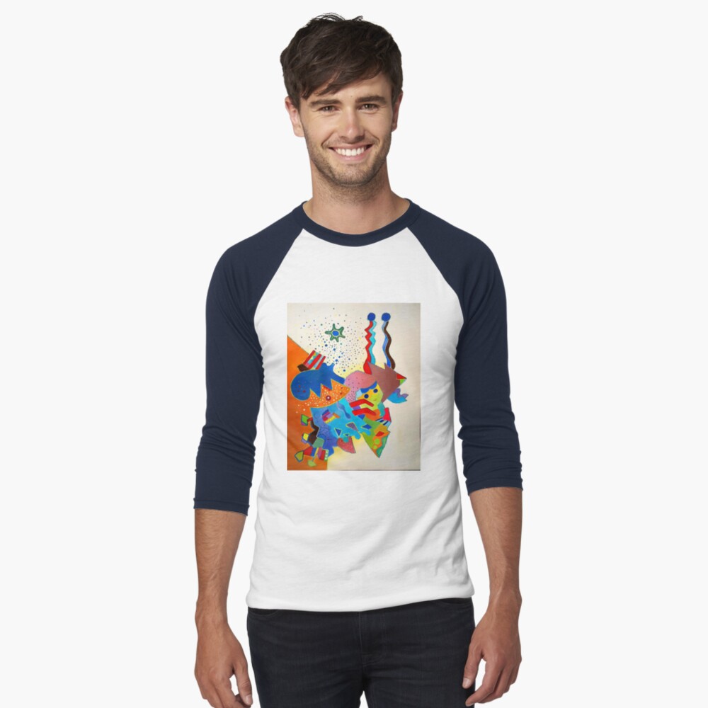 Item preview, Baseball ¾ Sleeve T-Shirt designed and sold by AnnetteArt.