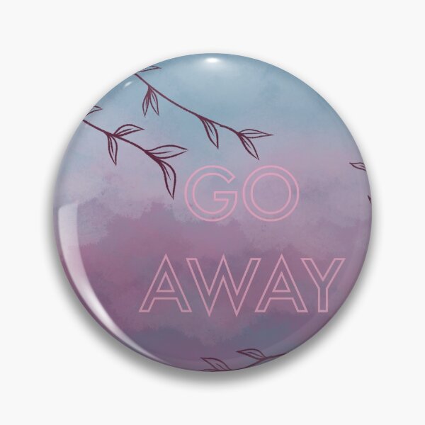 Item preview, Go Away designed and sold by Moon Fern Vintage.