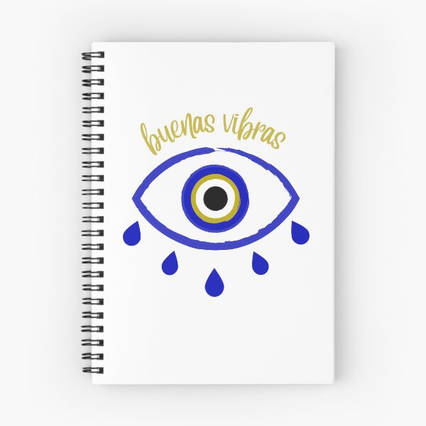 Item preview, Buenas vibras azul evil eye protection designed and sold by Ausome  Behavior.