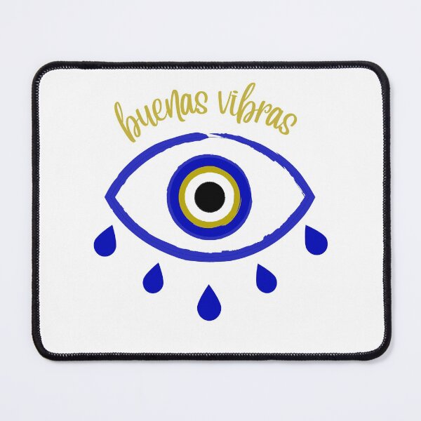 Item preview, Buenas vibras azul evil eye protection designed and sold by Ausome  Behavior.