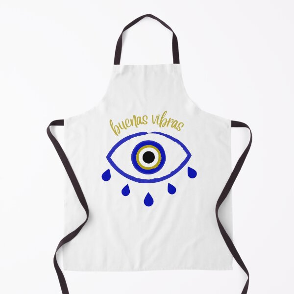 Item preview, Buenas vibras azul evil eye protection designed and sold by Ausome Behavior.