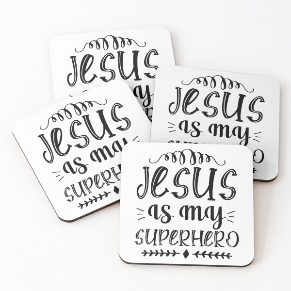 Item preview, jesus is my superhero-funny quotes for faithfuls of jesus designed and sold by Hartics.