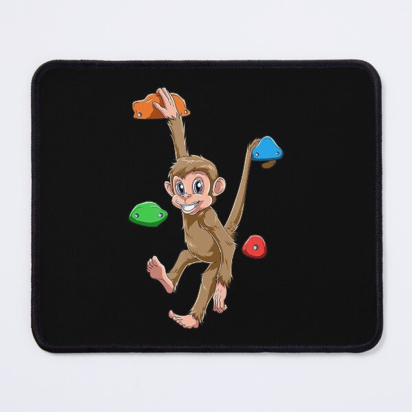 Item preview, Cute Monkey Bouldering and Rock Climbing designed and sold by GabiStock.