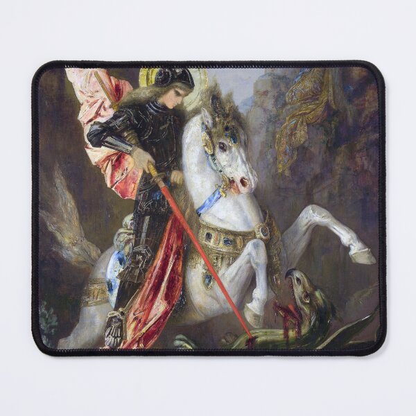 Item preview, Dragonslayer by Gustave Moreau designed and sold by emperors-vault.