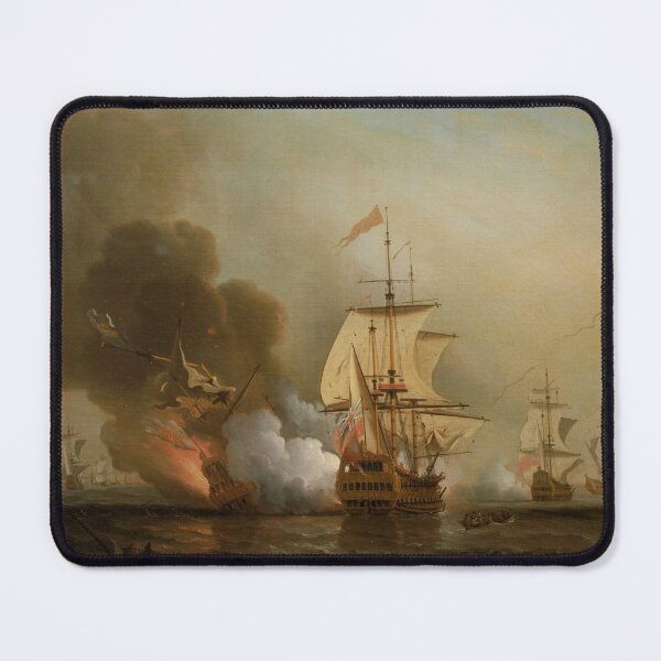 Item preview, Wager's Action off Cartagena by Samuel Scott designed and sold by emperors-vault.