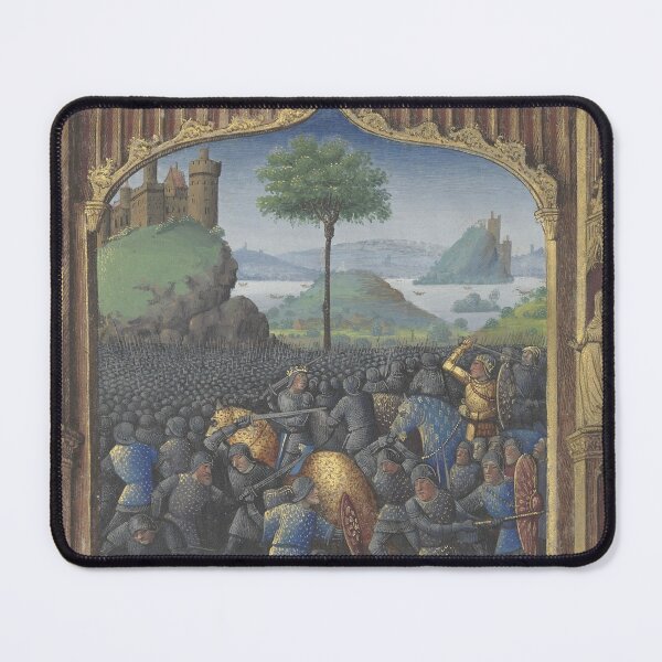 Item preview, Battle by Jean Colombe designed and sold by emperors-vault.