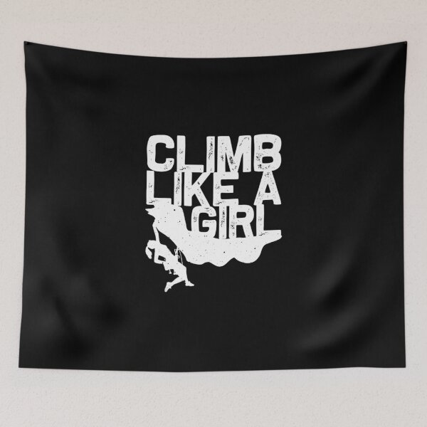 Item preview, Funny Climb Like A Girl Rock Climbing Boulder designed and sold by GabiStock.