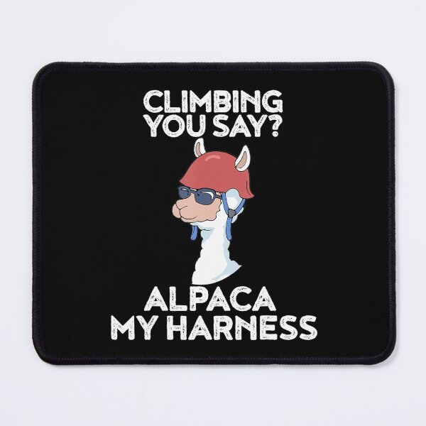 Item preview, Funny Climbing Cute Alpaca Rock Climber designed and sold by GabiStock.