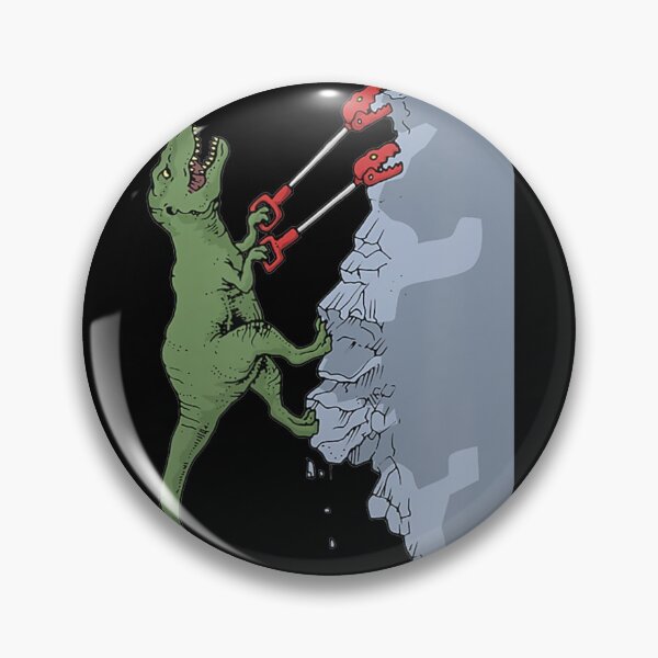 Item preview, Funny Climbing TRex Rock Climber Dinosaur designed and sold by GabiStock.
