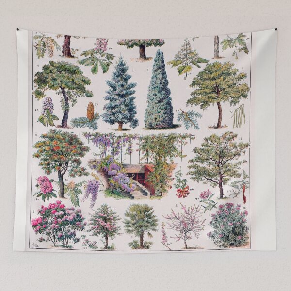 Item preview, Vintage Botanical Trees Illustration designed and sold by TheLykosApparel.
