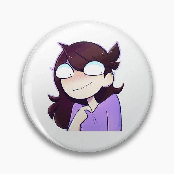 Jaiden Animations Large Lapel Hat Jacket Badge Pin