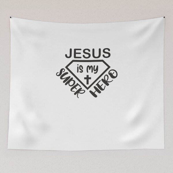 Item preview, jesus is my superhero-funny quotes for faithfuls of jesus designed and sold by Hartics.