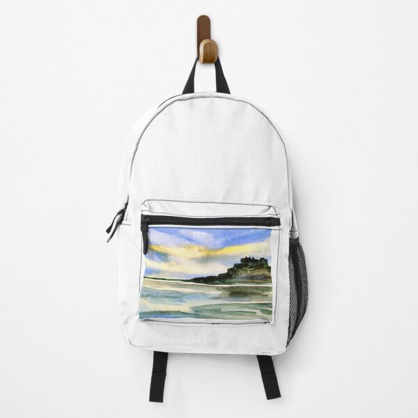 Item preview, Beautiful sky reflections in water, with some hills in the background watercolor, illustration in watercolors designed and sold by Ala Lopatniov.