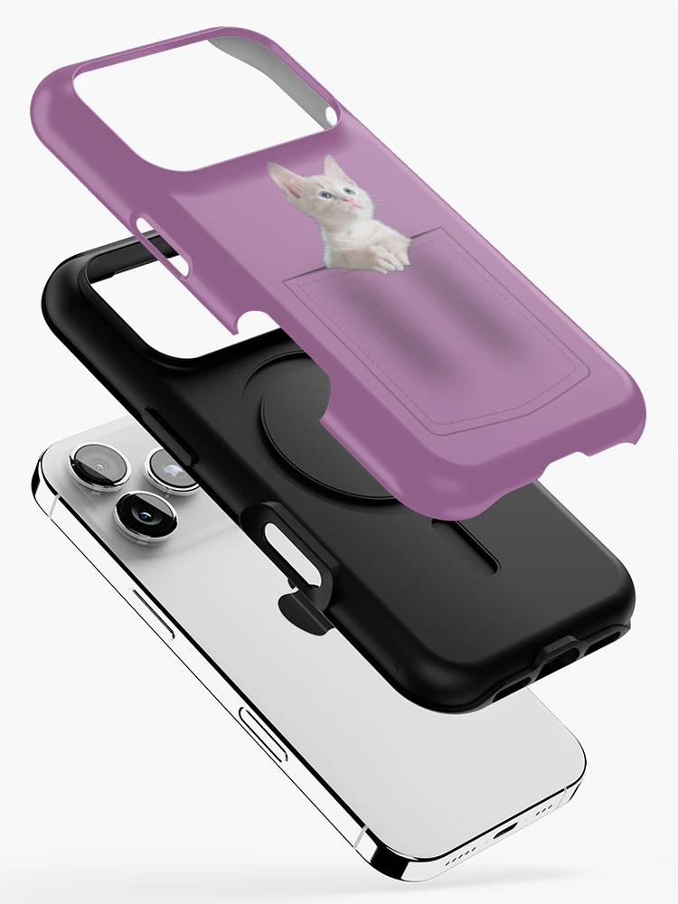Thumbnail 2 of 4, iPhone Case, Cat In Pocket designed and sold by LRGraphics.