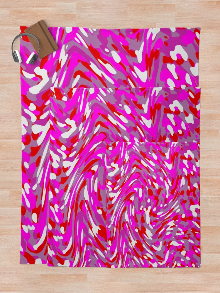 Thumbnail 5 of 6, Throw Blanket, Cat In Pocket designed and sold by LRGraphics.
