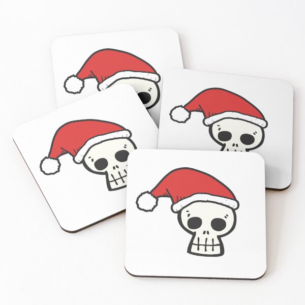 Item preview, Cool Christmas Hat Skull  designed and sold by Phiiilo.