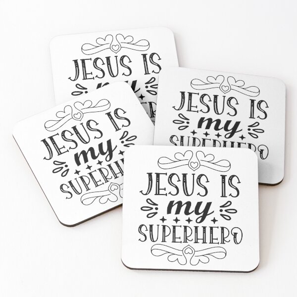Item preview, jesus is my superhero-funny quotes for faithfuls of jesus designed and sold by Hartics.