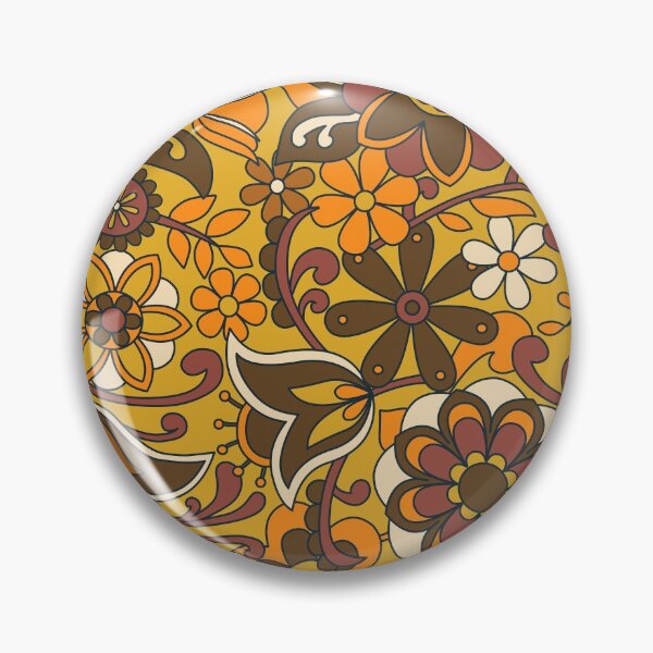 Item preview, 70s pattern yellow designed and sold by vanderValk-art.