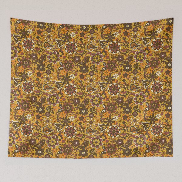 Item preview, 70s pattern yellow designed and sold by vanderValk-art.