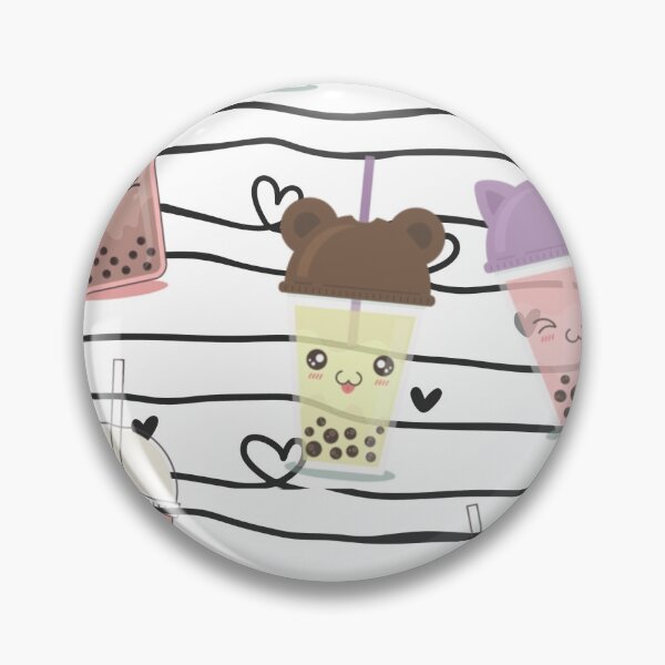 Artikelvorschau, Bubble Tea Kawaii Pastell süße Charaktere entworfen und verkauft von myrgomez.