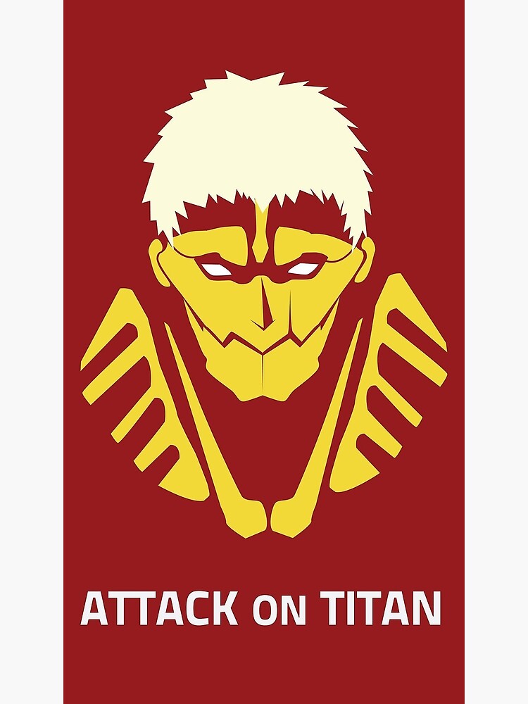 "Attack on Titan Armored Titan " Poster for Sale by ZangoDesign